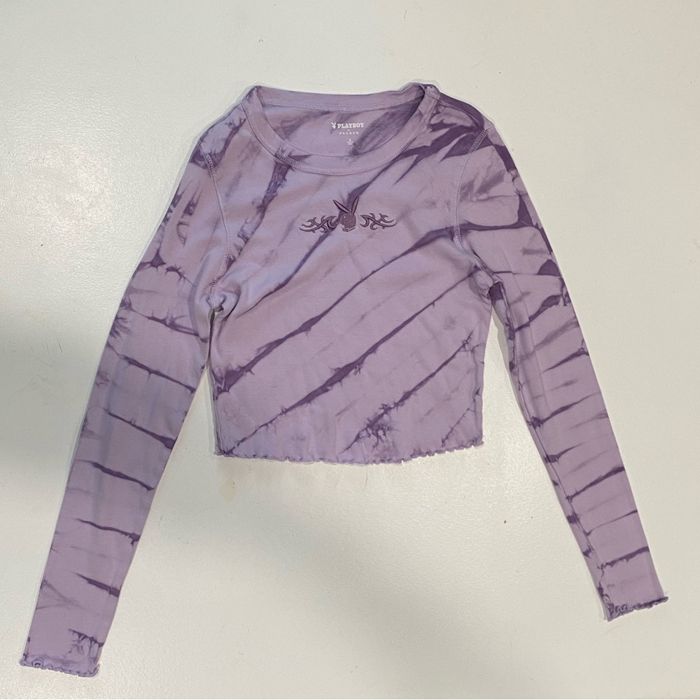 cropped playboy longsleeve